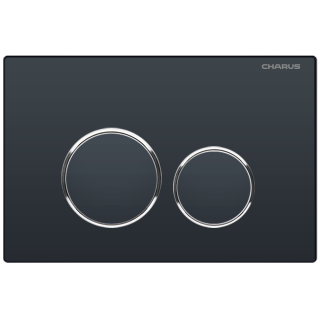 Клавиша смыва Charus Spazio черный матовый, FP.330.DW.01