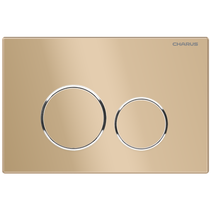 Клавиша смыва Charus Spazio бежевый - современный стиль, FP.330.51.01