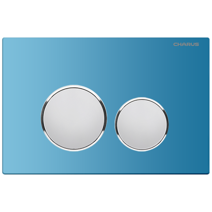 Клавиша смыва Charus Bagliore – стиль и качество, FP.330.AQUABLUE.10