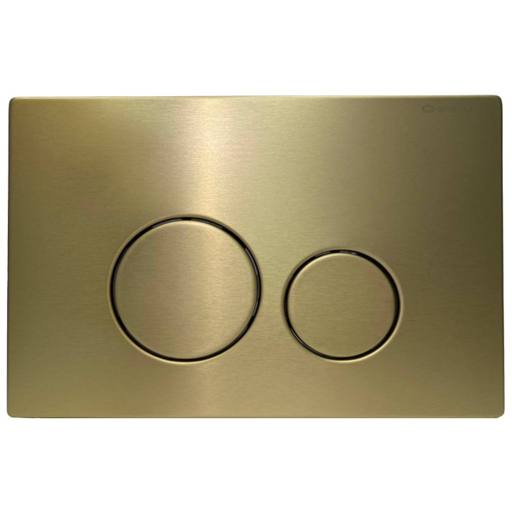 Клавиша смыва Charus Robusto золото - Трилит, FP.330.BG.05