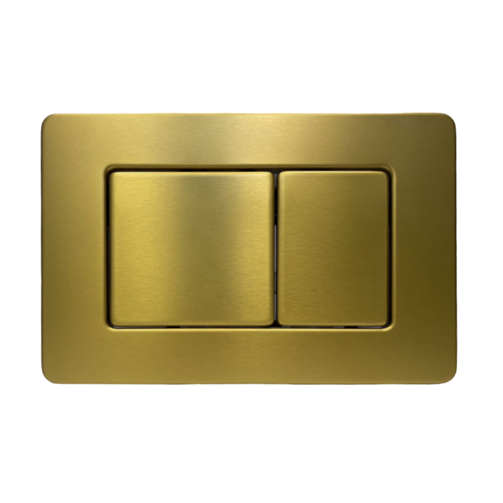 Клавиша смыва Charus Robusto золото - современный стиль, FP.310.BG.05