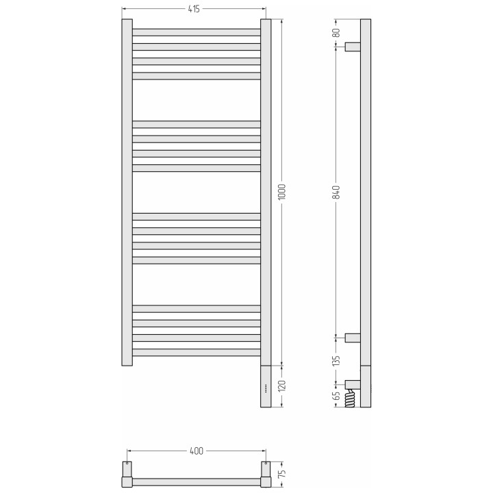 Полотенцесушитель Сунержа Модус 3.1, 071-5901-1040