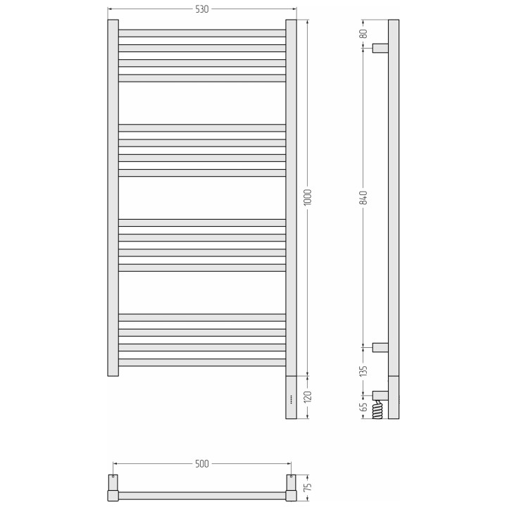 Полотенцесушитель Сунержа Модус 3.1, 020-5901-1050