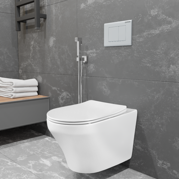 Унитаз Charus Franz D - подвесной, белый, 36.5x55.5 см, EWC700-124W