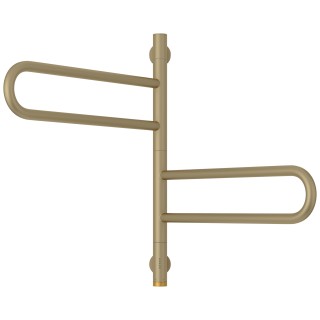 Сунержа Парео 4.0 Полотенцесушитель электрический кабельный 56х53 см матовое золото