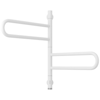 Сунержа Парео 4.0 Полотенцесушитель электрический кабельный 56х53 см матовый белый