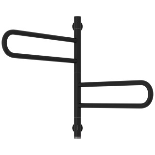 Сунержа Парео 4.0 Полотенцесушитель электрический кабельный 56х53 см матовый чёрный