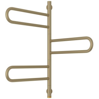 Сунержа Парео 4.0 Полотенцесушитель электрический кабельный 77х53 см матовое золото