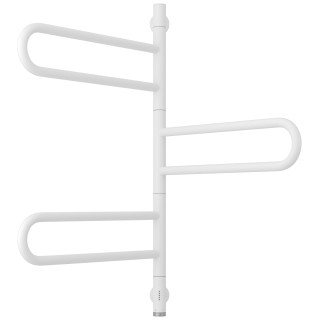 Сунержа Парео 4.0 Полотенцесушитель электрический кабельный 77х53 см матовый белый