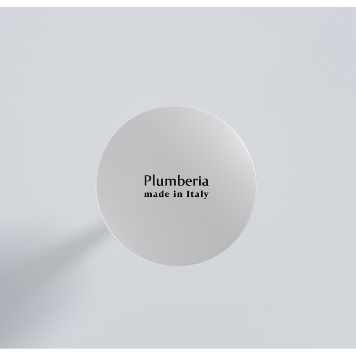 Донный клапан Plumberia Selection белый матовый, UP COVER BO