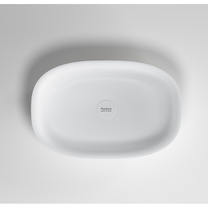 Раковина Plumberia Selection Seta 58 см белый матовый, SETA SOFT BO