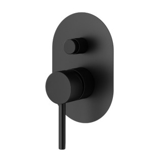 Plumberia Selection IXO Смеситель для душа на 2 выхода черный матовый