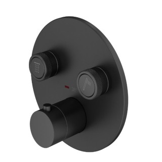 Plumberia Selection PSBOX Смеситель для душа на 2 выхода черный матовый