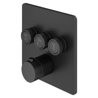 Plumberia Selection PSBOX Смеситель для душа на 3 выхода черный матовый