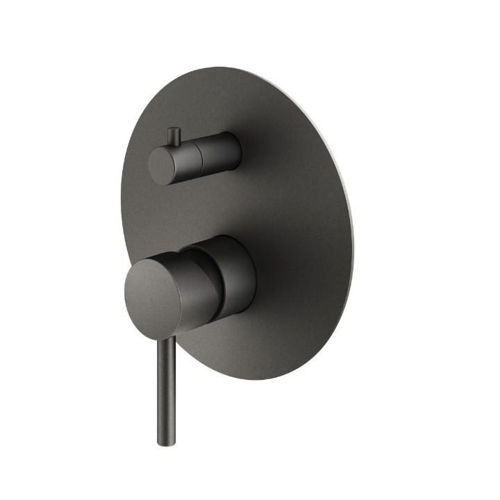 Смеситель для душа Plumberia IXO графит матовый - Трилит, XO1901GR