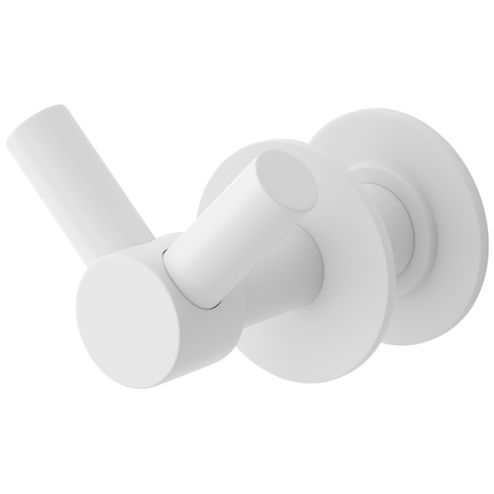 Крючок Сунержа Виват матовый белый, 30-2010-0005