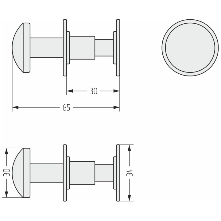 Крючок Сунержа Линза для полотенцесушителей, 15-2010-0007