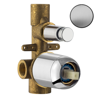 Plumberia Selection IXO Скрытая часть для душа на 2 выхода хром брашированный