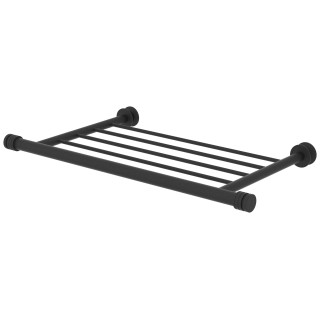 Сунержа Полка на полотенцесушитель 37 см тёмный титан муар