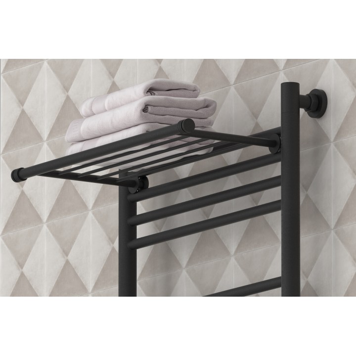 Полка Сунержа 37 см тёмный титан муар, 15-2012-4370