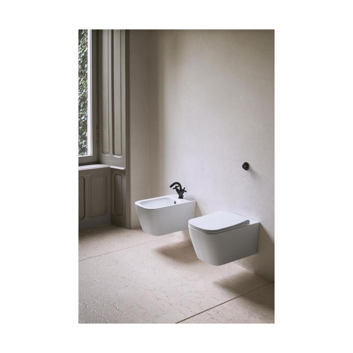 Унитаз GSI Nubes Bianco Lucido 35x55 см, 9615FR211