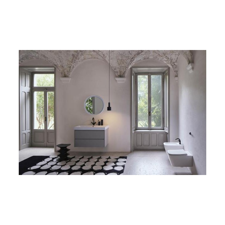 Унитаз GSI Nubes Bianco Lucido 35x55 см, 9615FR211