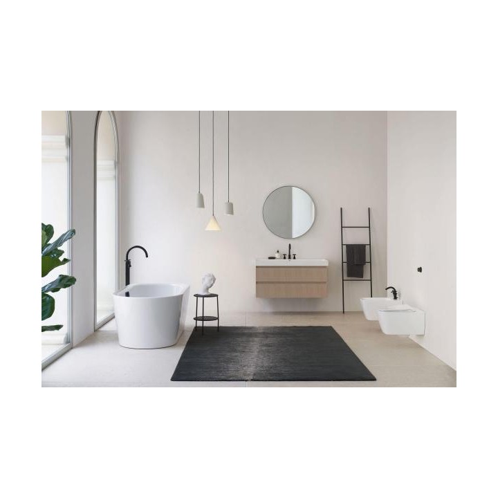 Унитаз GSI Nubes Bianco Lucido 35x55 см, 9615FR211