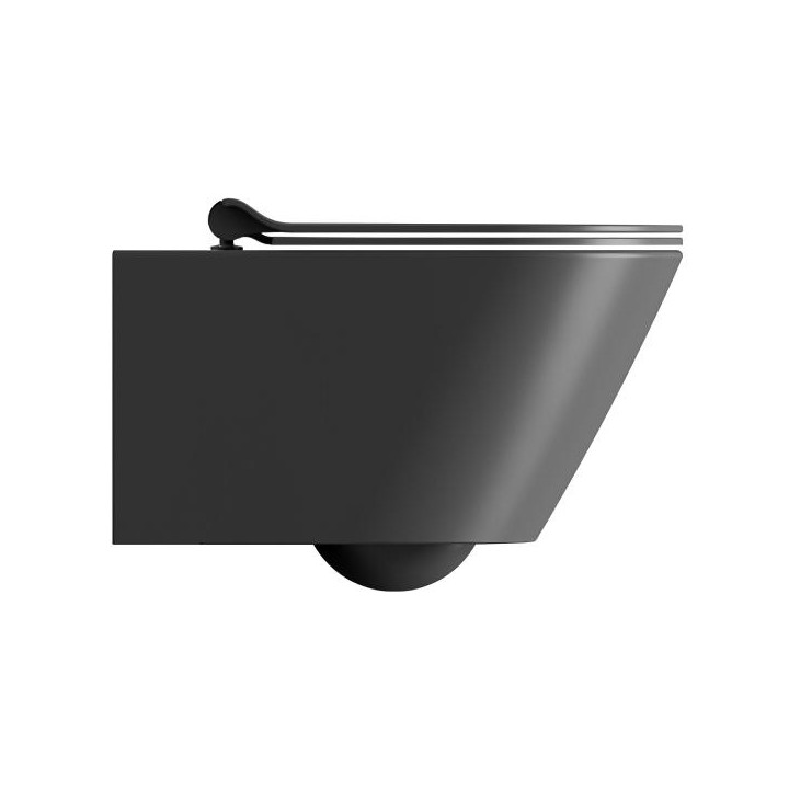 Подвесной унитаз GSI Kube X черный, 941526