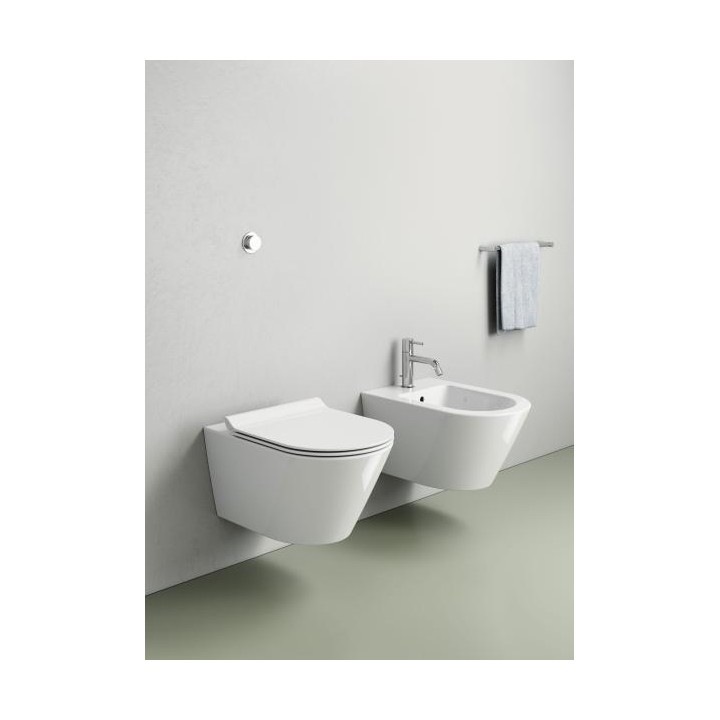 Унитаз GSI Kube X - Bianco Lucido, 9413FR511