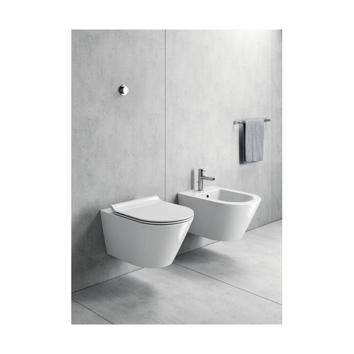 Унитаз GSI Kube X - Bianco Lucido, 9413FR511