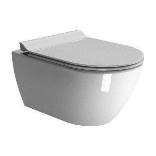 GSI Pura Унитаз подвесной 36x55x33.5 см Bianco Lucido