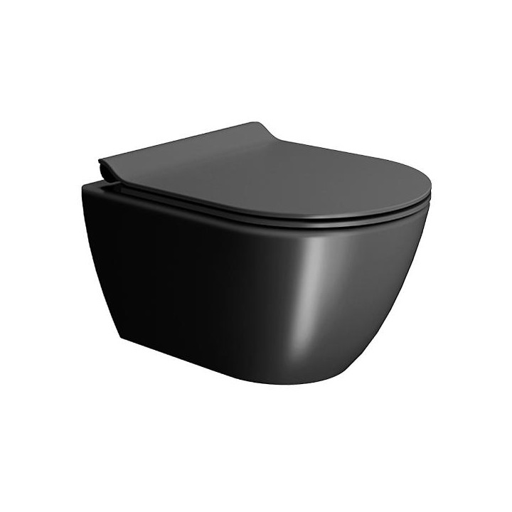 Унитаз GSI Pura 36x50 см Ardesia Opaco, 881626