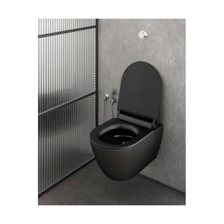 Унитаз GSI Pura 36x50 см Ardesia Opaco, 881626