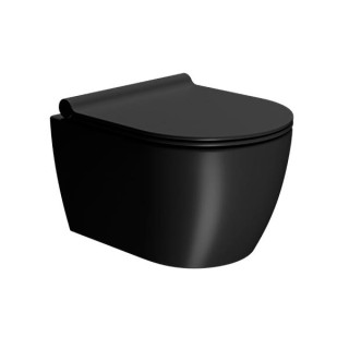 GSI Pura Унитаз подвесной 35x46x34 см Ardesia Opaco