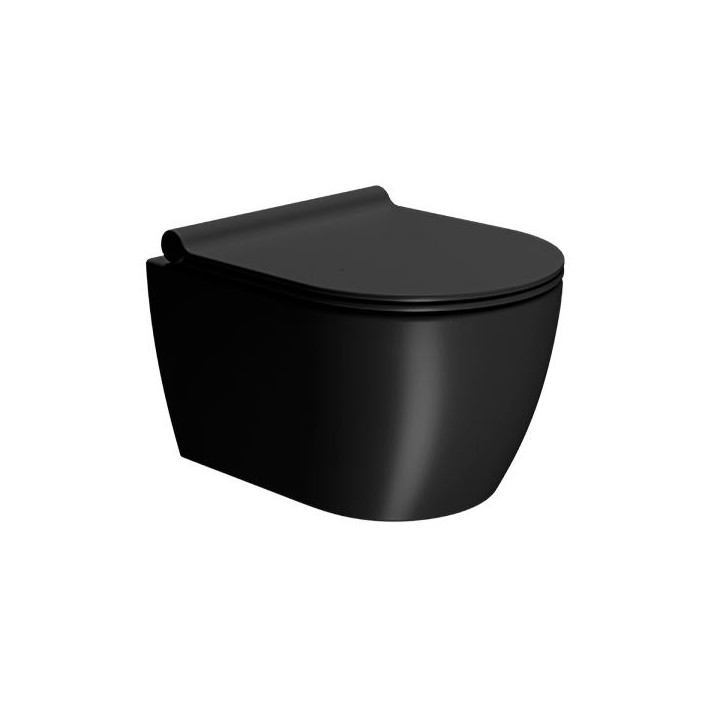 GSI Pura Унитаз подвесной черный 35x46, 880226