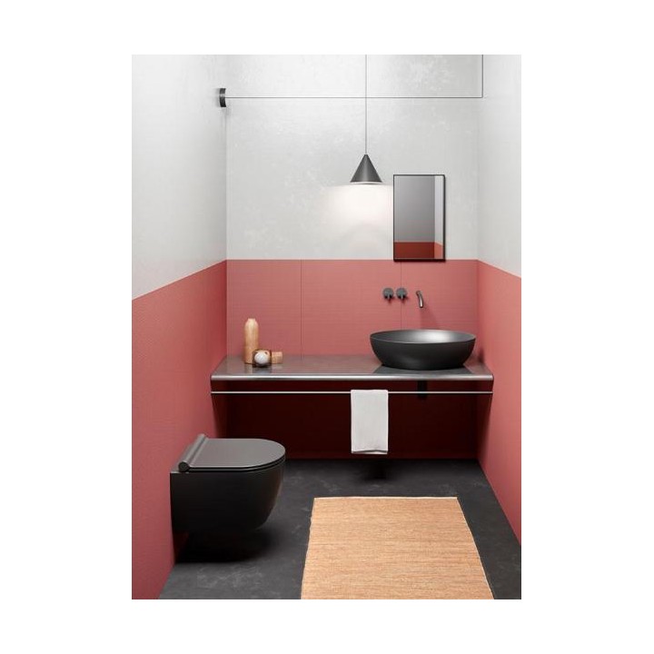 GSI Pura Унитаз подвесной черный 35x46, 880226