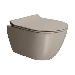 GSI Pura Унитаз подвесной 36x50x33.5 см Tortora Opaco