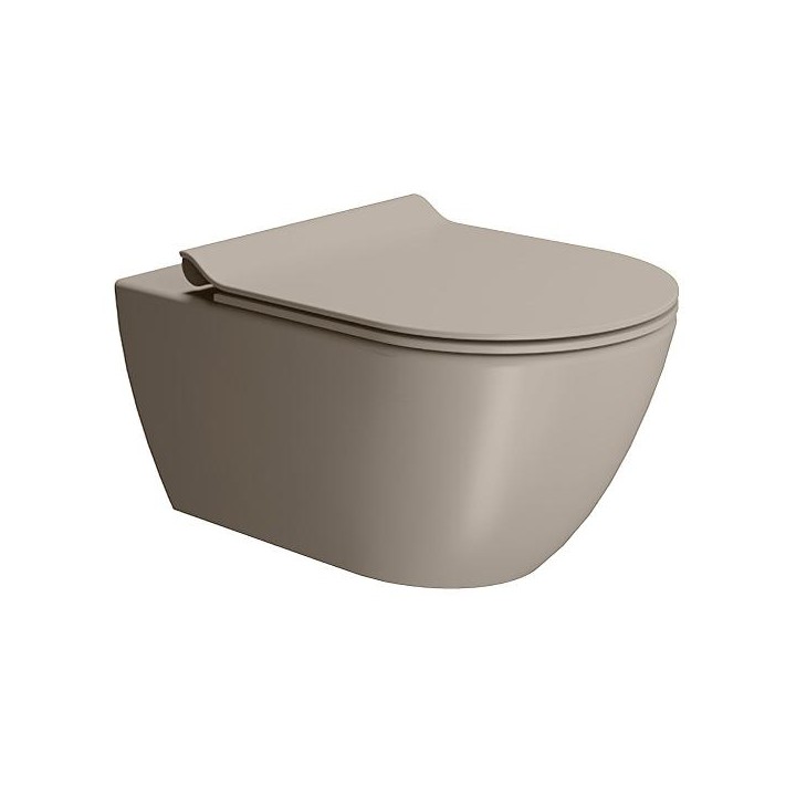 GSI Pura Унитаз подвесной Tortora Opaco, 8815FR205