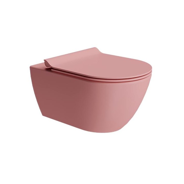GSI Pura унитаз подвесной Blush Opaco, 8815FR224