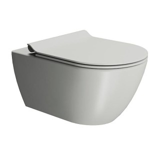 GSI Pura Унитаз подвесной 36x55x33.5 см Cenere Opaco