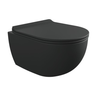 Flaminia App Унитаз подвесной 37x48.5x30 см Carbone