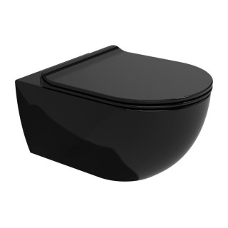 Flaminia App Унитаз подвесной 37x54x30 см Nero