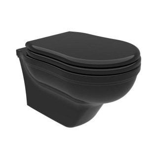 Flaminia Efi Унитаз подвесной 36x53.5x38 см Nero