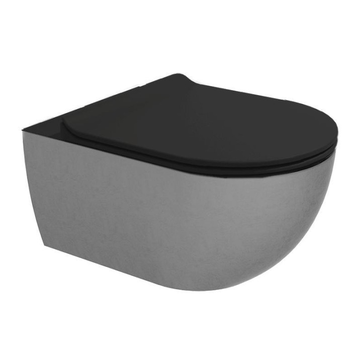 Унитаз Flaminia App — Подвесной чёрного цвета, AP118GSCP