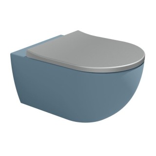 Flaminia App Унитаз подвесной 37x54x30 см Nuvola/Alluminio