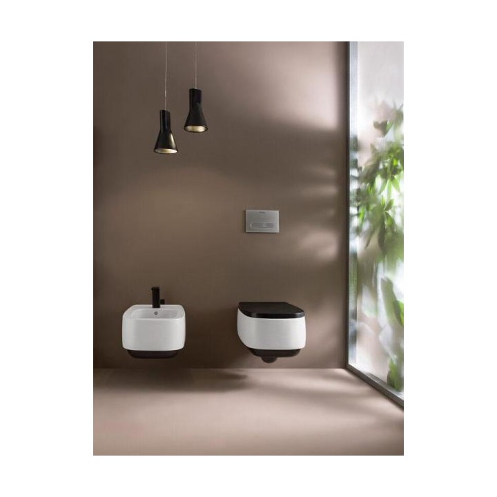 Унитаз Flaminia Flag Latte/Carbone, FG118GSLC