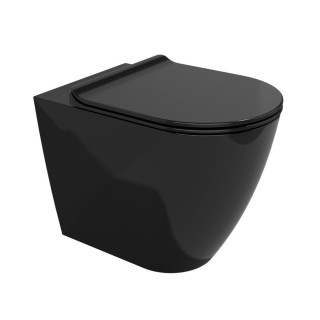 Flaminia Link Унитаз напольный 37x56x46 см Nero