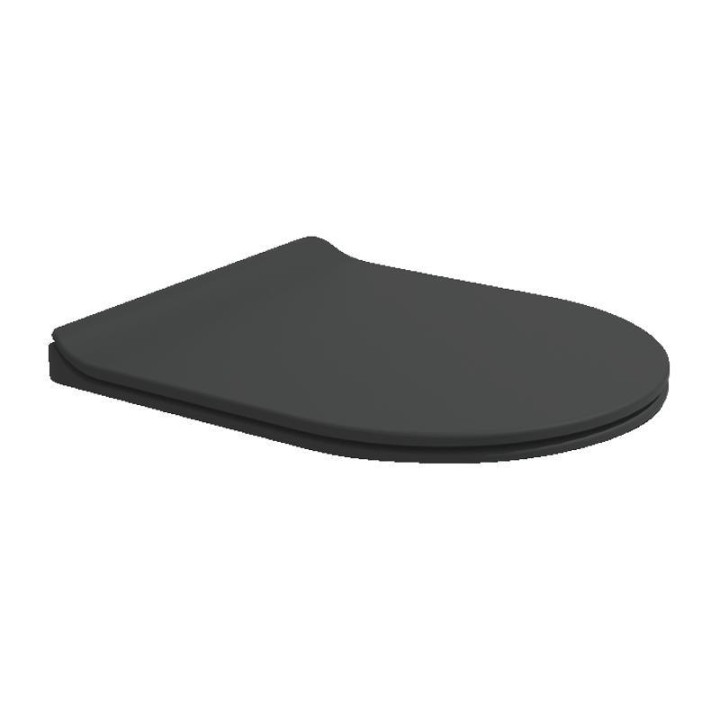 Сиденье Flaminia для унитаза Carbone, QKCW09CAR