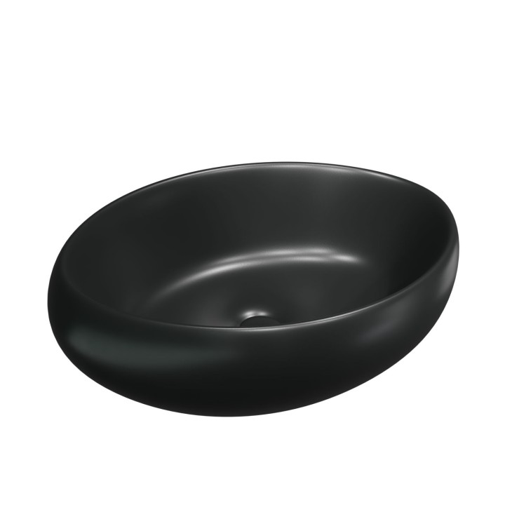 Раковина Charus Northwall 34x49 см черный матовый, 700-022B