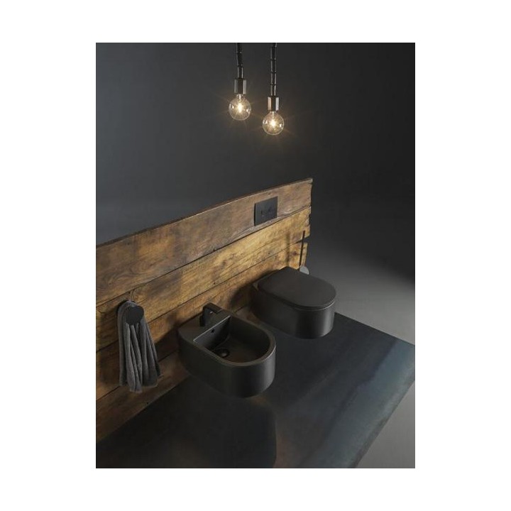 Подвесное биде Flaminia Astra Carbone, AS218CAR